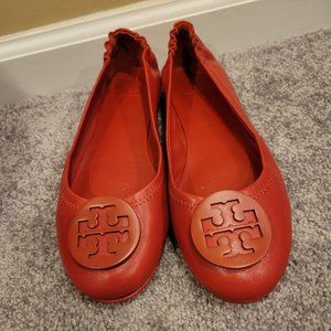 Tory Burch Minnie Travel Ballet flat, red leather